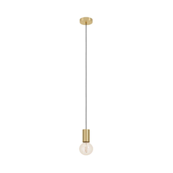 Eglo 900799 - Luster na sajli POZUETA 1xE27/40W/230V zlatna