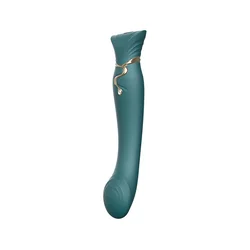 ZALO Queen PulseWave Intimate Device with Swarovski Accent - Gold Finish ZAL005B