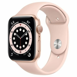 Pametni sat Apple Watch S6 GPS, 44mm Gold Aluminium Case with Pink Sand Sport Band - Regular