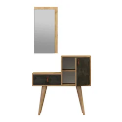 Hanah Home Janna (cipelarnik + ogledalo), Braon