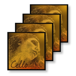 EVAH PIRAZZI GOLD STRUNE ZA ÄOELO SET