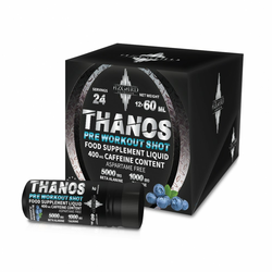 AZGARD NUTRITION Pre-Workout Thanos Shot, Borovnica, 60ml, 12 komada
