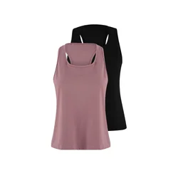 Trendyol Milla ženski set 2-Piece Micro Fabric Knitted Sports T-Shirt Thmss26Ts00001, Crna-Ružičasta Suva / Crna