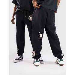 The Dudes Dark Pattern Sweatpants black