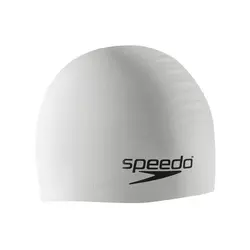 Speedo FLAT SILICONE CAP AU, kapa za plivanje, bijela 870991