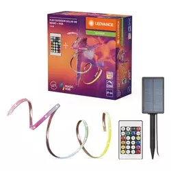Ledvance - LED RGB prigušiva solarna traka FLEX MAGIC 5m LED/1,6W/5V IP44 + daljinski upravljač