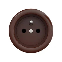 Reblig - Retro kućna utičnica bez okvira 230 V braon