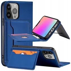 Hurtel Magnet Card ovitek za Samsung Galaxy S23+, denarnica, stojalo, modra