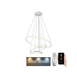 Brilagi - LED prigušiva luster na sajli CIRCLE LED/90W/230V 3000-6500K + daljinski upravljač
