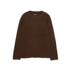 Pull&Bear Pulover čokolada
