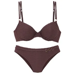 LASCANA Bikini temno rjava