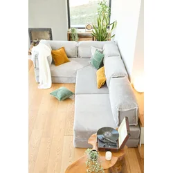 ATELIER DEL SOFA Ugaona garnitura Kanyon Light Grey