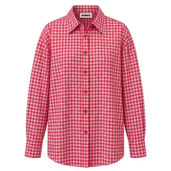 KAVAZI Bluza češnjevo rdeča/bela