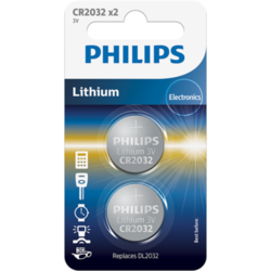 Philips-Baterija Philips CR2032, 3V, 2 kosa
