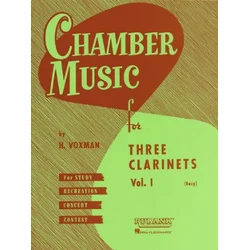 VOXMAN:CHAMBER MUSIC THREE CLARINETS VOL.1