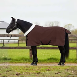 Pokrivač za konje Puni tamnosmeđi 135 cm Polartec