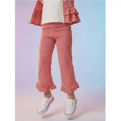 Sinsay - Široke prugaste pantalone - roze