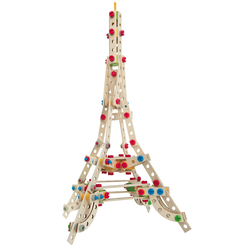 Drvene kocke Eiffelov toranj Constructor Eiffel Tower Eichhorn 3 modela (Eiffelov toranj, vjetrenjača, Slavoluk pobjede) 315 dijelova od 6 godina
