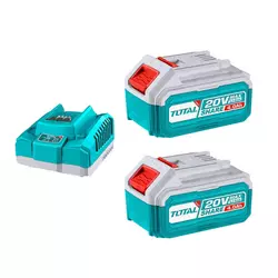 Total alati Set baterija 20V 4.0ah x2kom i punjač 4.0ah