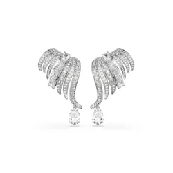 Swarovski uhani na sponko ženski kovinski s kubičnim cirkonijem VIENNA