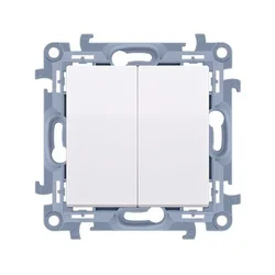 Svečno stikalo z LED osvetlitvijo ozadja in različico IP44 (modul) 10 AX, 2