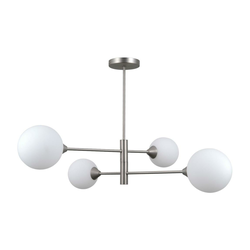ITALUX PND-55342-4-SN - Luster na šipci EVORA 4xG9/5W/230V nikl
