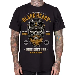 Hardcore majica moška - WHISKERY - BLACK HEART - 1416