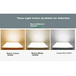 Biuyum LED Panel, 600×600, 48 W, Bela
