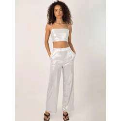 Jaded Rose Ženske pantalone Lilo, Bele