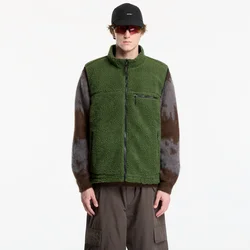 Telovnik Gramicci Reversible Sherpa Vest Olive/navy L
