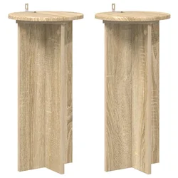 Stalak za biljke 2 pcs Hrast sonoma 29,5 x 29,5 x 60 cm