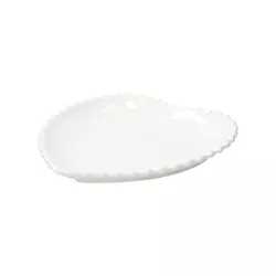Tanjir za posluživ. u obliku srca Ornament Pearl 26cm bela Tognana