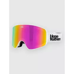Horsefeathers Lynx White white mirror pink