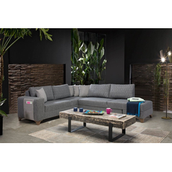 ATELIER DEL SOFA Ugaona garnitura Loft Grey