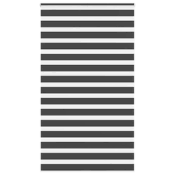 Zavjesa zebra crna 135x200 cm širina tkanine 130,9 cm poliester