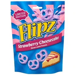 Flipz preslice z okusom jagodne torte 90 g
