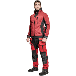 HUYER SOFTSHELL jakna rdeča XL