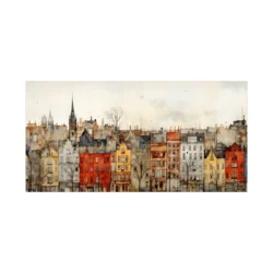 Canvas Slika na platnu Gradski Rapsodija, 120 x 60 cm