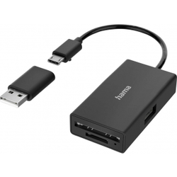 Hama čitac memorijskih kartica USB/SD/microSD 2.0