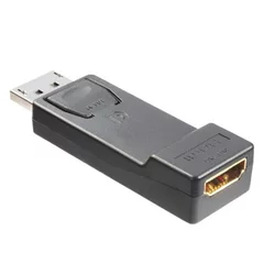 FAST ASIA Adapter-konvertor DisplayPort M - HDMI F crni