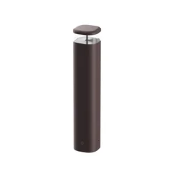 Flos Architectural FLOS Pointbreak Bollard 2, 2.700K temno rjava 60cm - Dizajn - Kovina