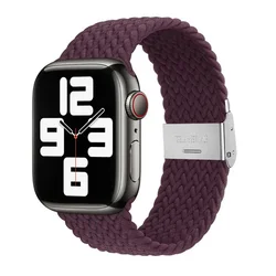 Narukvica pletnena dark cherry #39 42mm