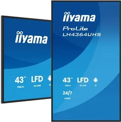 iiyama LH4364UHS-B1AG 43 4K LED Android 24/7
