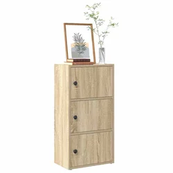 Regal za knjige boja hrasta 40x24x77 cm od konstruiranog drva