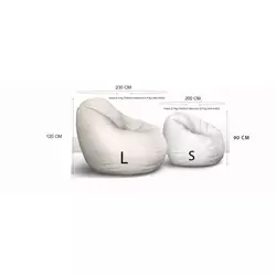 Lazy Bag - eko koža - plava