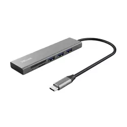 Docking station TRUST Halyx Fast, USB-C na 3x USB 3.1, Card Reader, za prenosnik
