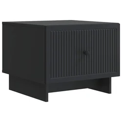 Kava Stol s ladicama Crna 49 x 50 x 40 cm Konstruirano drvo