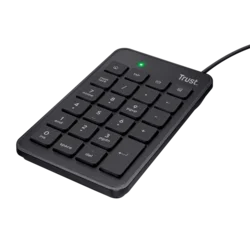 Trust XALAS USB Numerička tastatura, USB, Crna