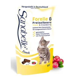 Sanabelle Sticks postrv & brusnice 55g - Sanabelle