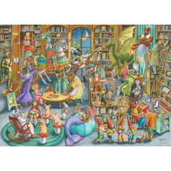 Ravensburger - Puzzle Midnight in the Library - 1 000 kosov